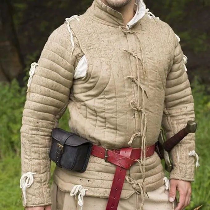 Epic Armoury 15th Century Acketon Beige 4 Epic Armoury 15th Century Acketon Beige - Image 2