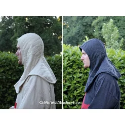 Marshal Historical Arming Cap With Collar -Viking Clothing Shop arming cap with collar 1