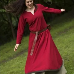 Epic Armoury Basic Dress, Dark Red/brown 10 Epic Armoury Basic Dress, Dark Red/brown -Viking Clothing Shop basic dress dark red brown 3