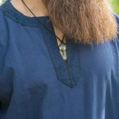 Leonardo Carbone Celtic Tunic Finn Blue -Viking Clothing Shop celtic tunic finn blue 3