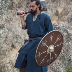 Viking Clothing Shop -Viking Clothing Shop celtic tunic short sleeves blue 1