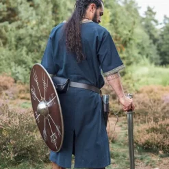 Leonardo Carbone Celtic Tunic, Short Sleeves, Blue 9 Leonardo Carbone Celtic Tunic, Short Sleeves, Blue -Viking Clothing Shop celtic tunic short sleeves blue 2