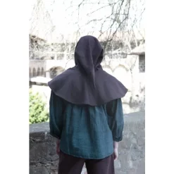 Burgschneider Chaperon Cucullus (brown) -Viking Clothing Shop chaperon cucullus brown 2