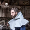 Burgschneider Chaperon Cucullus (gray) 2 Burgschneider Chaperon Cucullus (gray) -Viking Clothing Shop chaperon cucullus gray