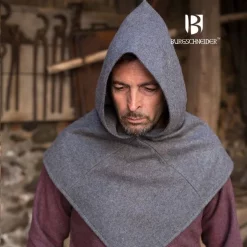 Burgschneider Chaperon Skjoldehamm, Wool, Grey