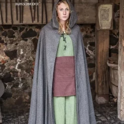 Burgschneider Cloak Hibernus, Grey 12 Burgschneider Cloak Hibernus, Grey -Viking Clothing Shop cloak hibernus grey 4