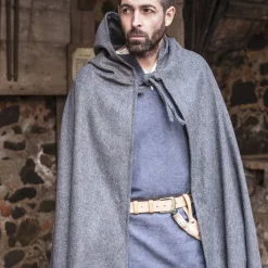 Burgschneider Cloak Hibernus, Grey 13 Burgschneider Cloak Hibernus, Grey -Viking Clothing Shop cloak hibernus grey 5
