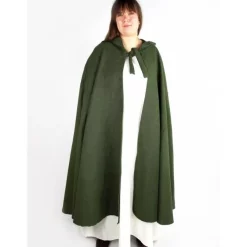Leonardo Carbone Cloak Milisant, Green 10 Leonardo Carbone Cloak Milisant, Green -Viking Clothing Shop cloak milisant green 2