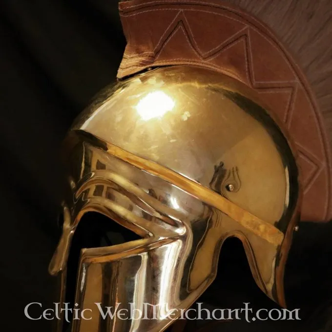 Deepeeka Corinthian Helmet With Crest 7 Deepeeka Corinthian Helmet With Crest - Image 5