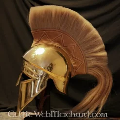 Deepeeka Corinthian Helmet With Crest 13 Deepeeka Corinthian Helmet With Crest -Viking Clothing Shop corinthian helmet with crest 5