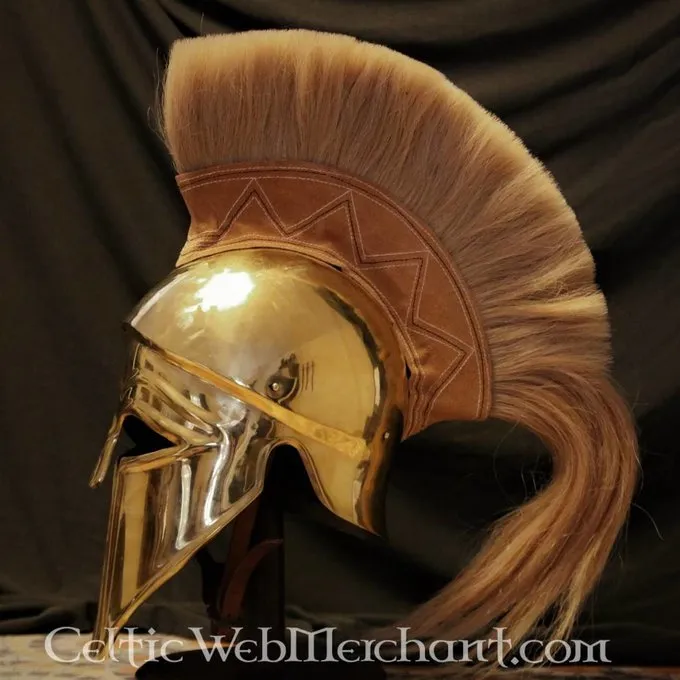 Deepeeka Corinthian Helmet With Crest 8 Deepeeka Corinthian Helmet With Crest - Image 6