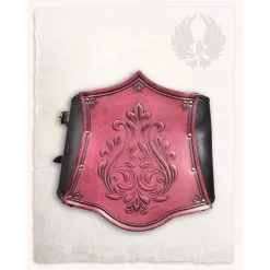 Mytholon Corset Isolde With Flowers, Red-black -Viking Clothing Shop corset isolde with flowers red black 4