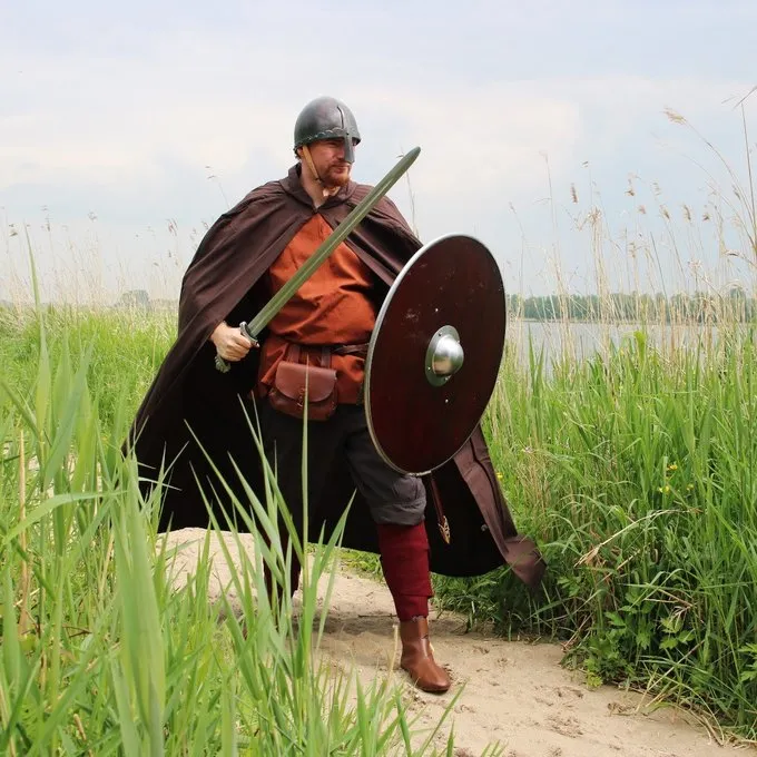 Leonardo Carbone Cotton Cloak, Dark Brown 3 Leonardo Carbone Cotton Cloak, Dark Brown