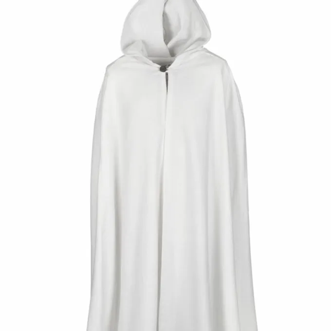 Cotton Cloak Ellyn, White 4 Cotton Cloak Ellyn, White - Image 2