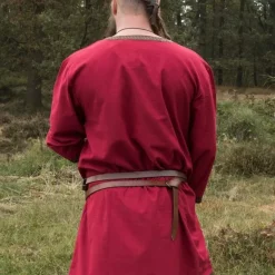 Dark Red Viking Tunic -Viking Clothing Shop dark red viking tunic 5
