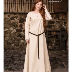 Burgschneider Dress Feme, Natural -Viking Clothing Shop dress feme natural 2