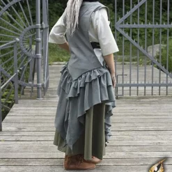 Epic Armoury Dress Raven, Grey 11 Epic Armoury Dress Raven, Grey -Viking Clothing Shop dress raven grey 3