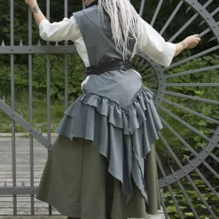 Epic Armoury Dress Raven, Grey 13 Epic Armoury Dress Raven, Grey -Viking Clothing Shop dress raven grey 5