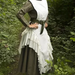 Epic Armoury Dress Raven, White 13 Epic Armoury Dress Raven, White -Viking Clothing Shop dress raven white 5