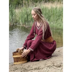 Viking Clothing Shop -Viking Clothing Shop early medieval dress aelswith red 1