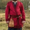 Early Medieval Kaftan Njord, Red 1 Early Medieval Kaftan Njord, Red -Viking Clothing Shop early medieval kaftan njord red