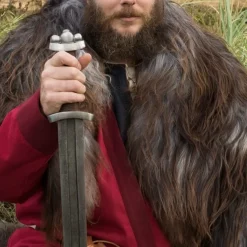 Early Medieval Kaftan Njord, Red -Viking Clothing Shop early medieval kaftan njord red 5