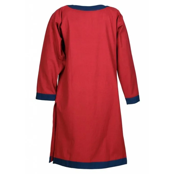 (Early) Medieval Tunic Clovis, Red-blue 4 (Early) Medieval Tunic Clovis, Red-blue - Image 2