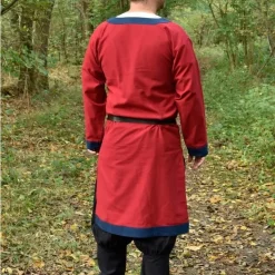 (Early) Medieval Tunic Clovis, Red-blue 9 (Early) Medieval Tunic Clovis, Red-blue -Viking Clothing Shop early medieval tunic clovis red blue 3