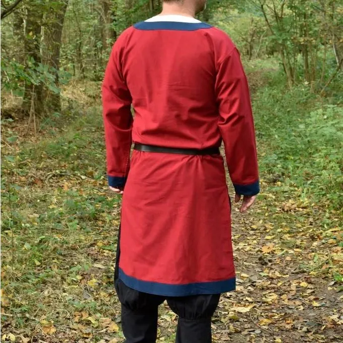 (Early) Medieval Tunic Clovis, Red-blue 6 (Early) Medieval Tunic Clovis, Red-blue - Image 4