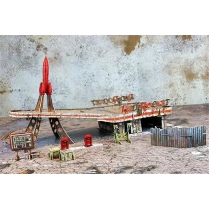 MODIPHIUS Fallout WW Red Rocket Scenic Set 3 MODIPHIUS Fallout WW Red Rocket Scenic Set