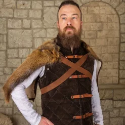 Mytholon Fur Collar Leif -Viking Clothing Shop fur collar leif 3
