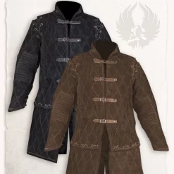 Mytholon Gambeson Arthur Suede Leather Complete Set Brown 9 Mytholon Gambeson Arthur Suede Leather Complete Set Brown -Viking Clothing Shop gambeson arthur suede leather complete set brown 1