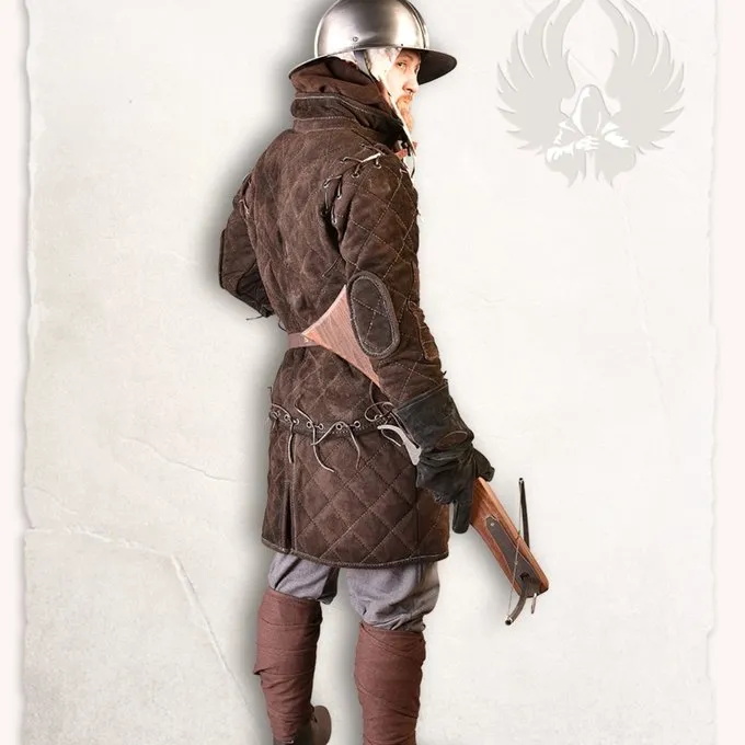 Mytholon Gambeson Arthur Suede Leather Complete Set Brown 7 Mytholon Gambeson Arthur Suede Leather Complete Set Brown - Image 5