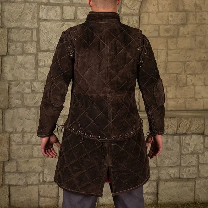 Mytholon Gambeson Arthur Suede Leather Complete Set Brown 8 Mytholon Gambeson Arthur Suede Leather Complete Set Brown - Image 6