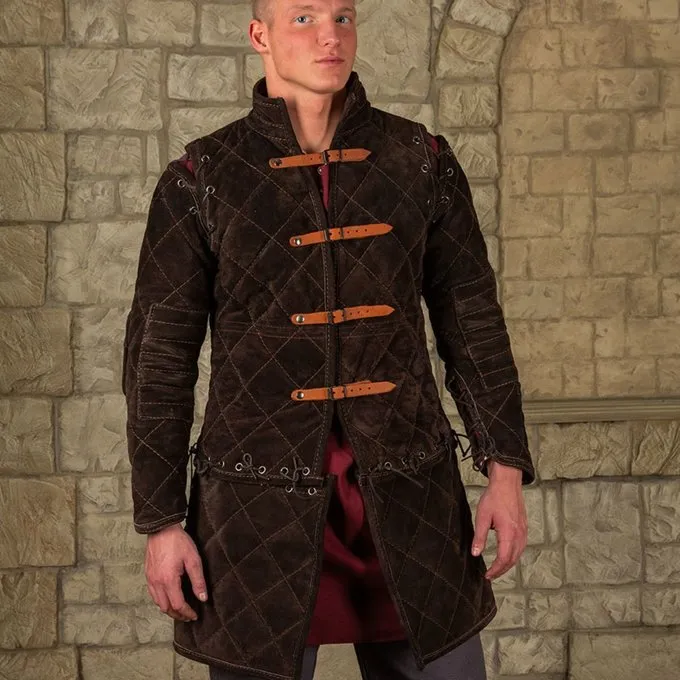 Mytholon Gambeson Arthur Suede Leather Complete Set Brown 3 Mytholon Gambeson Arthur Suede Leather Complete Set Brown