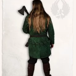 Mytholon Gambeson Arthur Suede Leather Complete Set Green -Viking Clothing Shop gambeson arthur suede leather complete set green 5