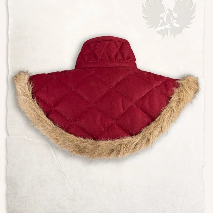 Mytholon Gambeson Collar Nimue Wool Burgundy 4 Mytholon Gambeson Collar Nimue Wool Burgundy - Image 2