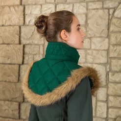 Mytholon Gambeson Collar Nimue Wool Green -Viking Clothing Shop gambeson collar nimue wool green 5