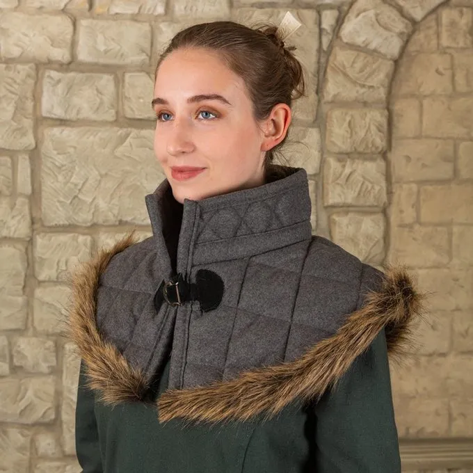 Mytholon Gambeson Collar Nimue Wool Grey 3 Mytholon Gambeson Collar Nimue Wool Grey