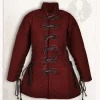 Mytholon Gambeson Diana Burgundy -Viking Clothing Shop gambeson diana burgundy