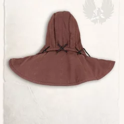 Mytholon Gambeson Hood And Collar Aulber Brown 6 Mytholon Gambeson Hood And Collar Aulber Brown -Viking Clothing Shop gambeson hood and collar aulber brown 1