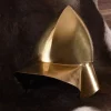 Deepeeka Greek Boeotian Helmet, Brass -Viking Clothing Shop greek boeotian helmet brass