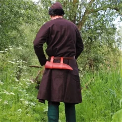 Leonardo Carbone Kaftan Gustav, Brown -Viking Clothing Shop kaftan gustav brown 4