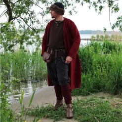 Leonardo Carbone Kaftan Gustav, Red 11 Leonardo Carbone Kaftan Gustav, Red -Viking Clothing Shop kaftan gustav red 3