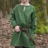 Kids Tunic Athelstan, Green 2 Kids Tunic Athelstan, Green -Viking Clothing Shop kids tunic athelstan green