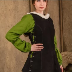 Mytholon Leather Dress Freya, Black