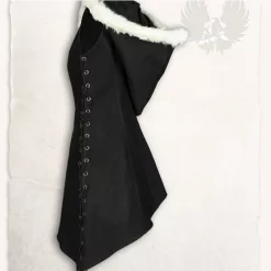 Mytholon Leather Dress Freya, Black -Viking Clothing Shop leather dress freya black 5