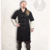 Mytholon Leather Gambeson Leopold Black -Viking Clothing Shop leather gambeson leopold black