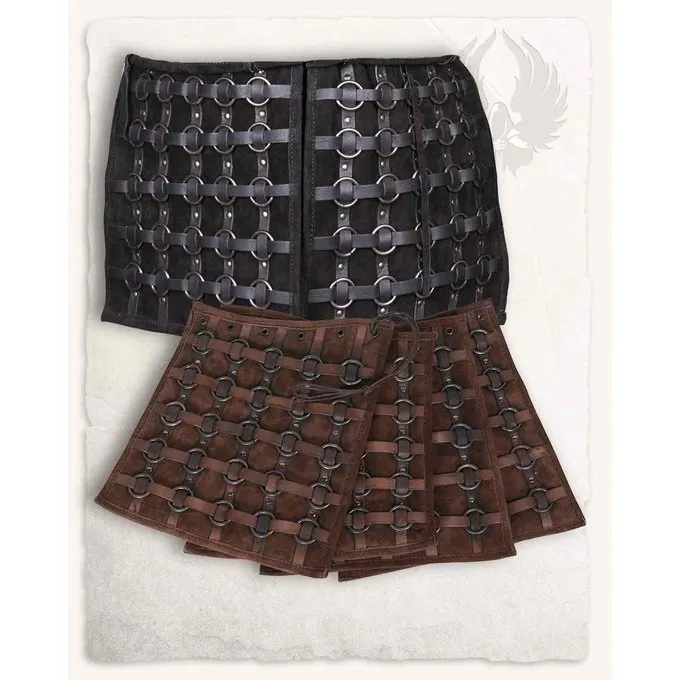 Mytholon Leather Tassets Berengar, Brown 5 Mytholon Leather Tassets Berengar, Brown - Image 3