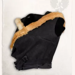 Mytholon Leather Top Jetta, Black -Viking Clothing Shop leather top jetta black 3